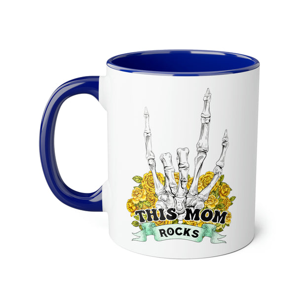 This Mom Rocks Accent Mugs, 11oz