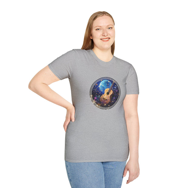 Moonlight Guitar Unisex Softstyle T-Shirt
