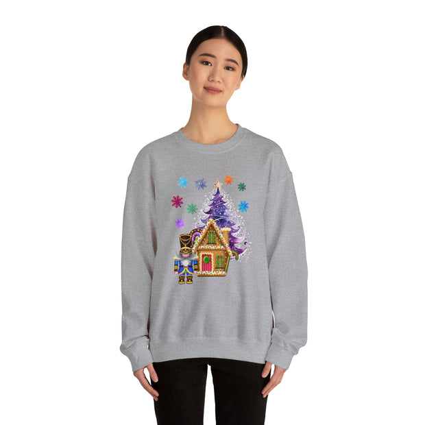 Gnome Nutcracker Unisex Heavy Blend™ Crewneck Sweatshirt