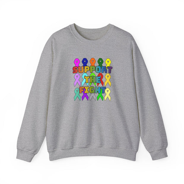 Support the Fight Unisex Heavy Blend™ Crewneck Sweatshirt