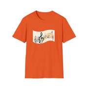 Musical Notes Unisex Softstyle T-Shirt