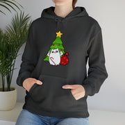 Christmas cat Unisex Heavy Blend™ Hooded Sweatshirt