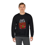 Christmas cat Unisex Heavy Blend™ Crewneck Sweatshirt