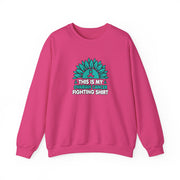 Ovarian Cancer Fighting Unisex Heavy Blend™ Crewneck Sweatshirt