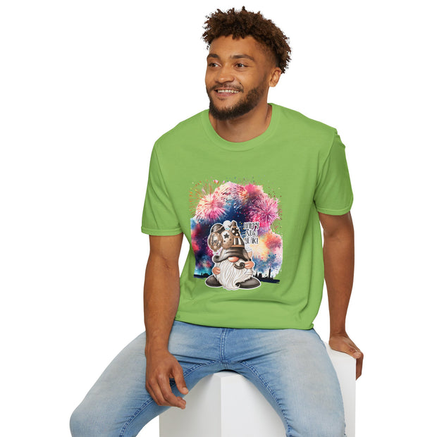Gnome New Year Unisex Softstyle T-Shirt