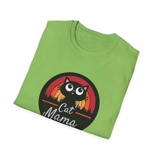 Cat Mama Unisex Softstyle T-Shirt