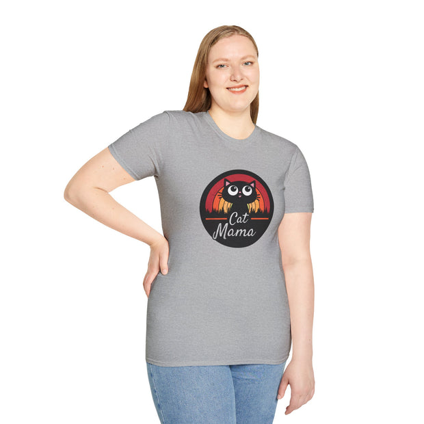 Cat Mama Unisex Softstyle T-Shirt