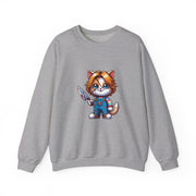 Horror Movie Cats Unisex Heavy Blend™ Crewneck Sweatshirt