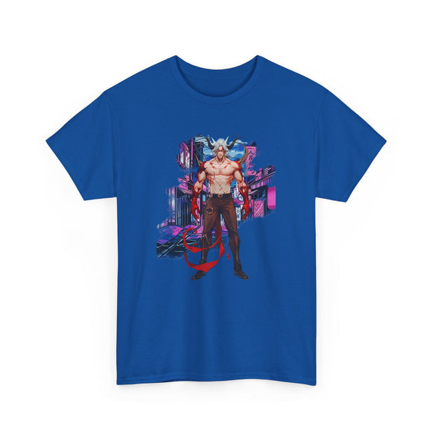 Anime Male Demon Unisex Heavy Cotton Tee