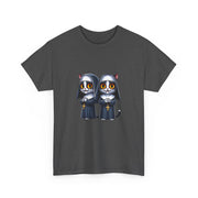 Horror Movie Cats Unisex Heavy Cotton Tee