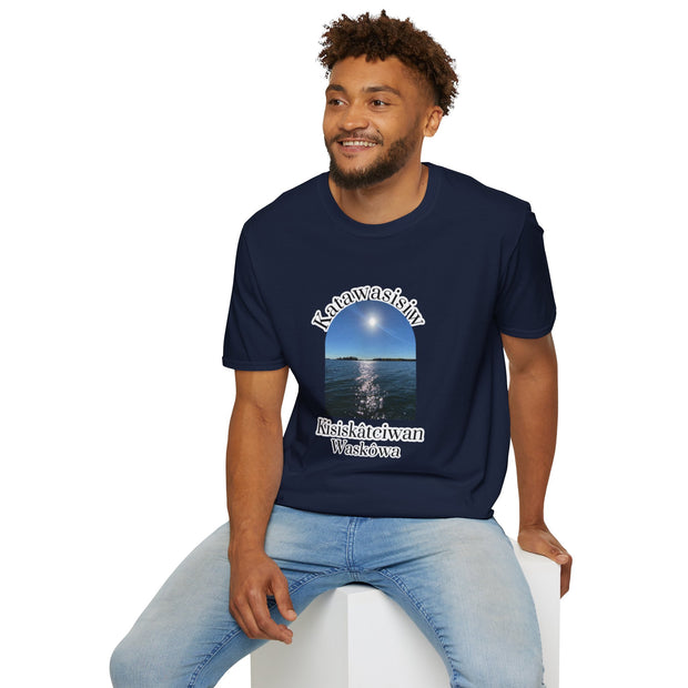 Cree Saskatchewan Skies Unisex Softstyle T-Shirt