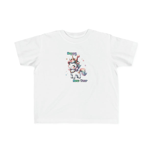 New Year Unicorn Toddler's Fine Jersey Tee
