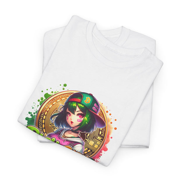 Graffiti Anime Girls Unisex Heavy Cotton Tee