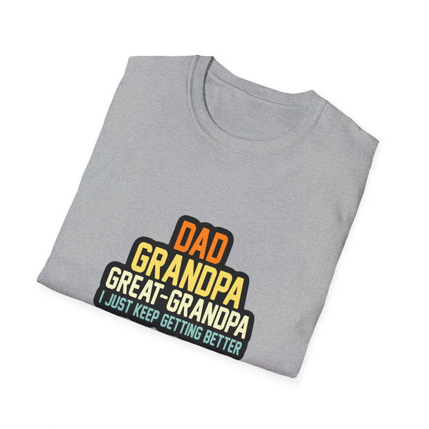 Dad Grandpa Great Grandpa Unisex Softstyle T-Shirt