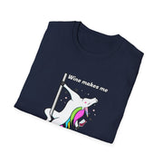 Unicorn Wine Unisex Softstyle T-Shirt
