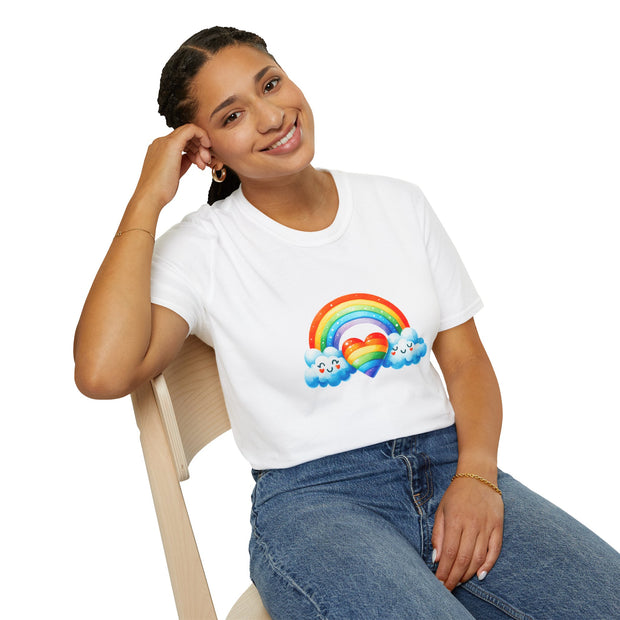 Rainbow Love Unisex Softstyle T-Shirt