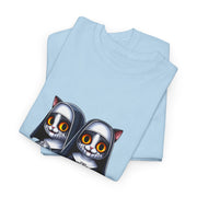 Horror Movie Cats Unisex Heavy Cotton Tee