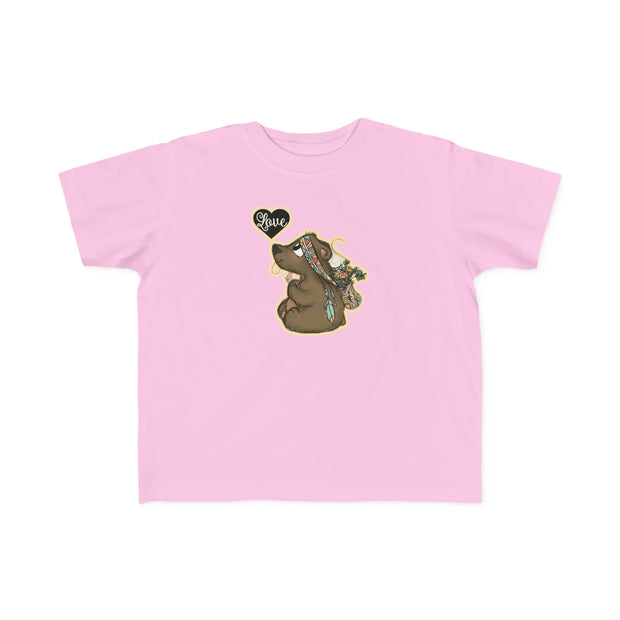 Love baby bear Toddler's Fine Jersey Tee