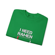 I Need Ramen Unisex Heavy Blend™ Crewneck Sweatshirt