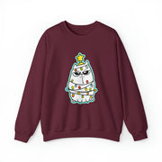 Christmas cat Unisex Heavy Blend™ Crewneck Sweatshirt