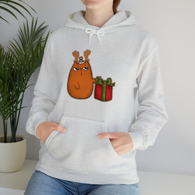 Christmas cat Unisex Heavy Blend™ Hooded Sweatshirt