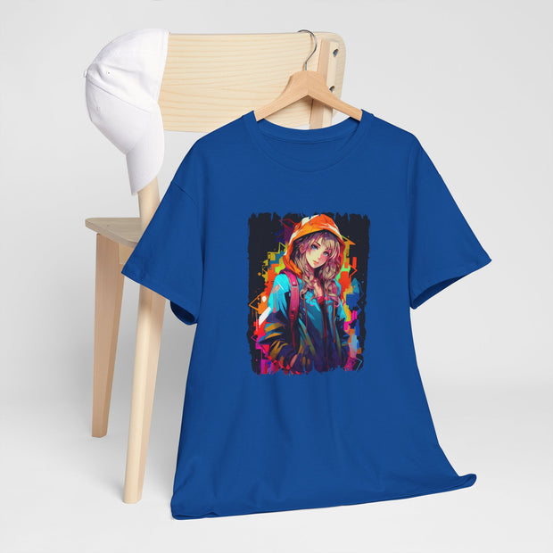 Graffiti Anime Girls Unisex Heavy Cotton Tee
