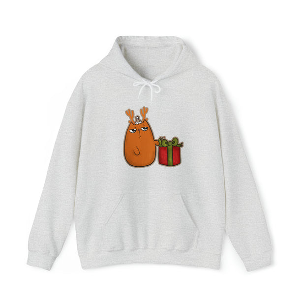Christmas cat Unisex Heavy Blend™ Hooded Sweatshirt