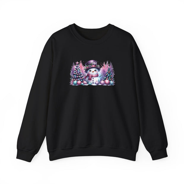 Pastel Snowman Unisex Heavy Blend™ Crewneck Sweatshirt