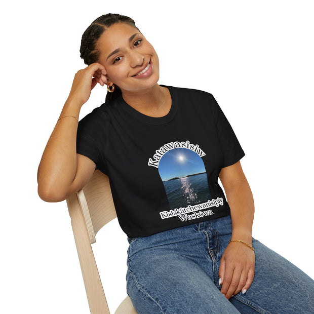 Cree Saskatchewan Skies Unisex Softstyle T-Shirt