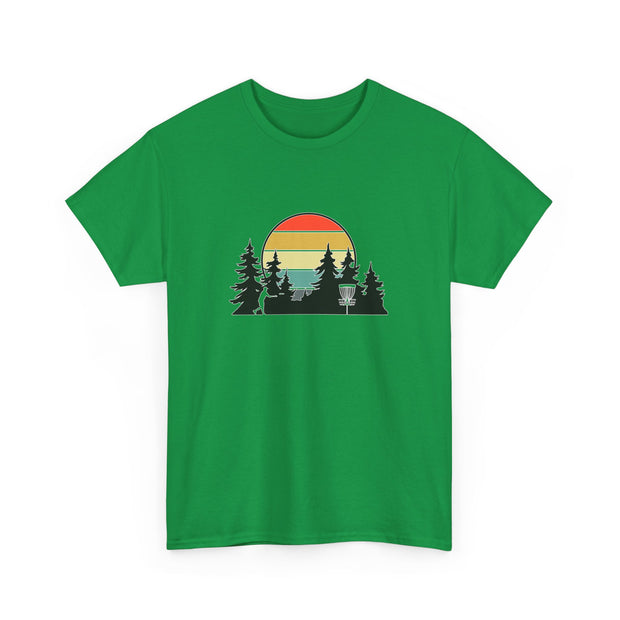 Retro Disc Golf Unisex Heavy Cotton Tee