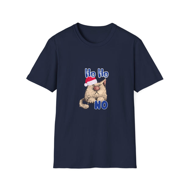 Christmas cat Unisex Softstyle T-Shirt
