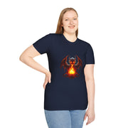 Fire Dragon Unisex Softstyle T-Shirt