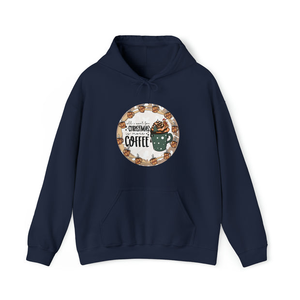Christmas Coffee Unisex Heavy Blend™ Hooded Sweatshirt