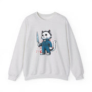 Horror Movie Cats Unisex Heavy Blend™ Crewneck Sweatshirt