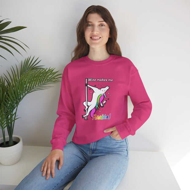 Unicorn Wine Unisex Heavy Blend™ Crewneck Sweatshirt