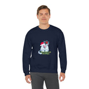 Christmas cat Unisex Heavy Blend™ Crewneck Sweatshirt