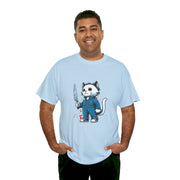 Horror Movie Cats Unisex Heavy Cotton Tee