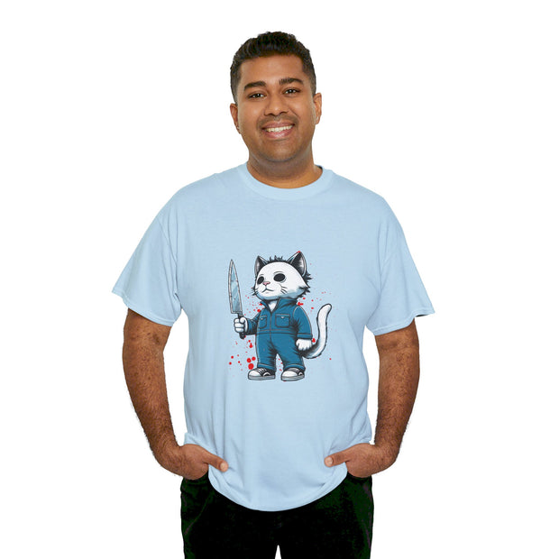 Horror Movie Cats Unisex Heavy Cotton Tee