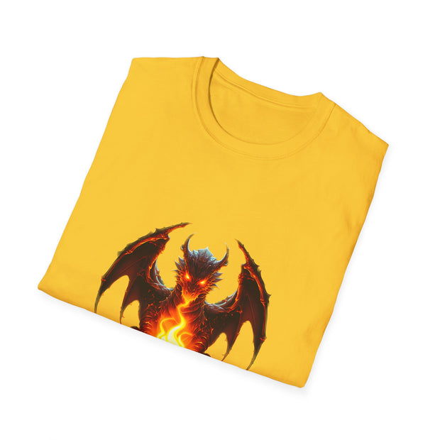 Fire Dragon Unisex Softstyle T-Shirt