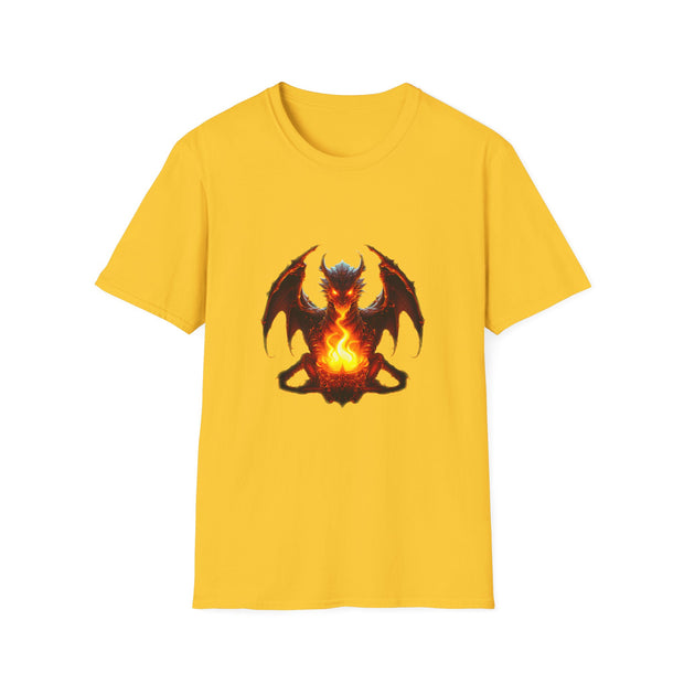 Fire Dragon Unisex Softstyle T-Shirt