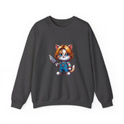Horror Movie Cats Unisex Heavy Blend™ Crewneck Sweatshirt