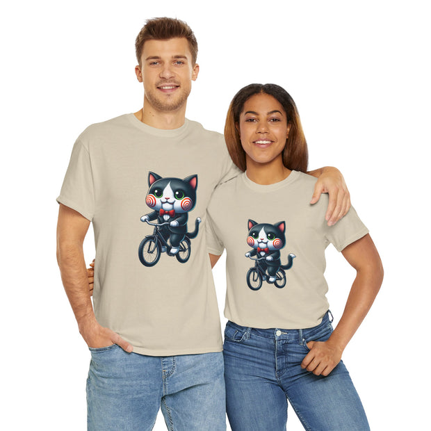 Horror Movie Cats Unisex Heavy Cotton Tee