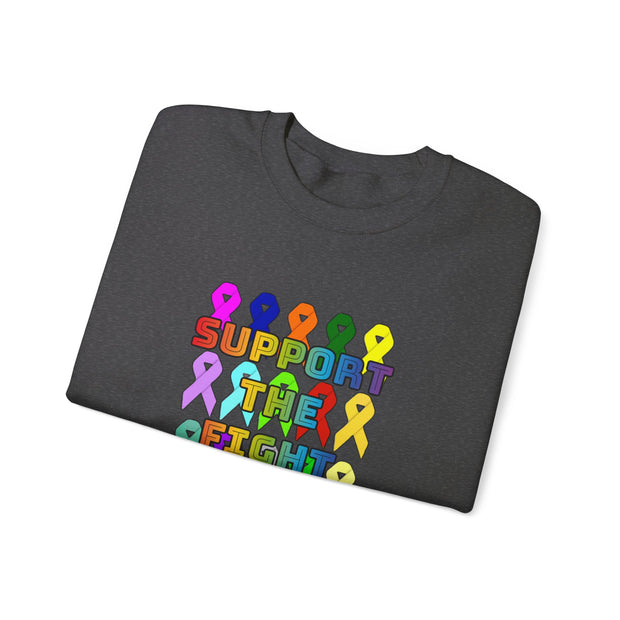 Support the Fight Unisex Heavy Blend™ Crewneck Sweatshirt