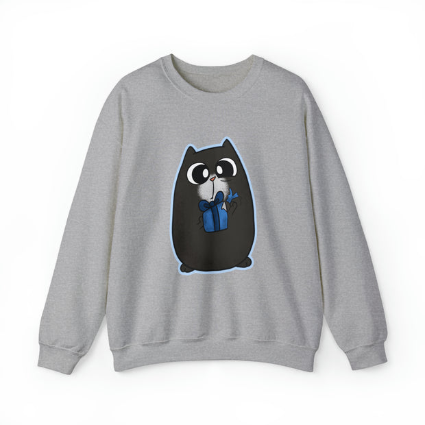 Christmas cat Unisex Heavy Blend™ Crewneck Sweatshirt