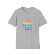 Love Respect Freedom Unisex Softstyle T-Shirt