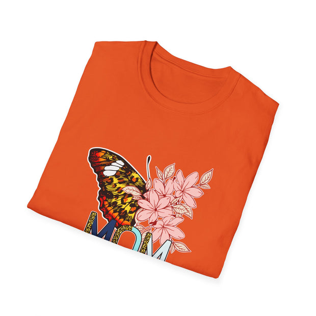 Butterfly Mom Unisex Softstyle T-Shirt