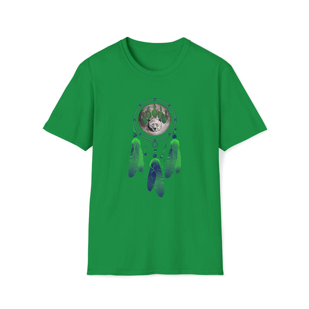 Bear Dream Catcher Unisex Softstyle T-Shirt