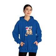 Christmas cat Unisex Heavy Blend™ Hooded Sweatshirt