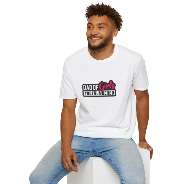 Dad of Girls Unisex Softstyle T-Shirt