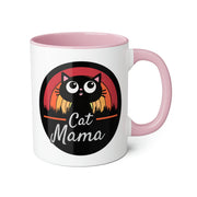 Cat Mama Accent Mugs, 11oz